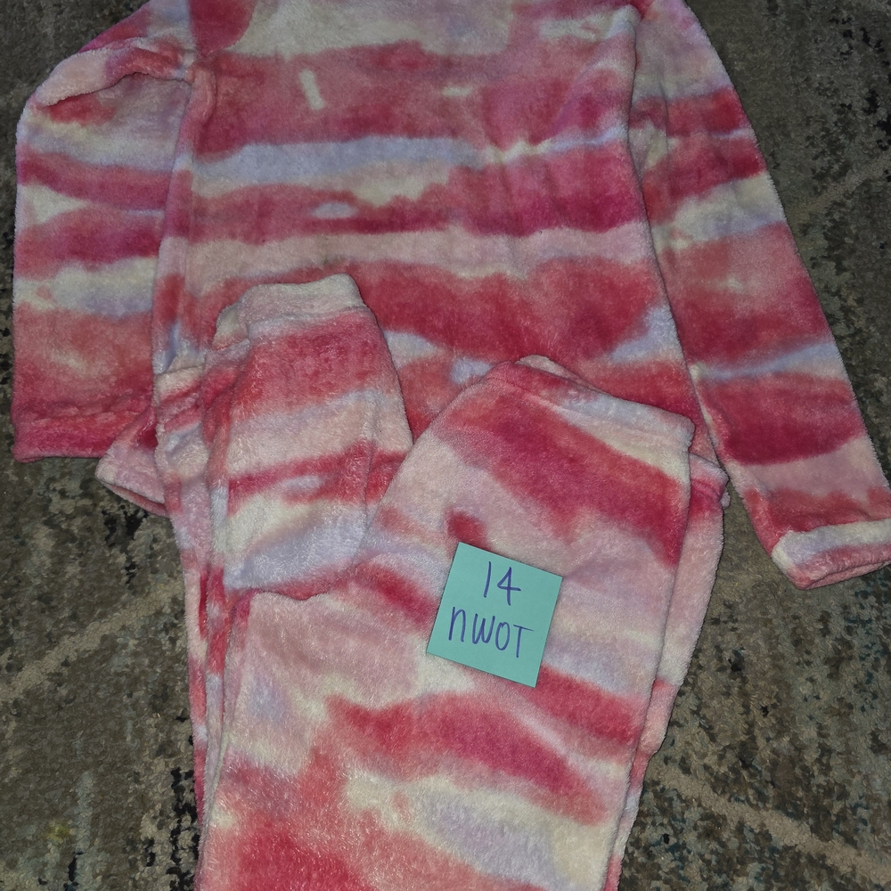 Carter's Red and White Tie-Dye Kids Pajama Set